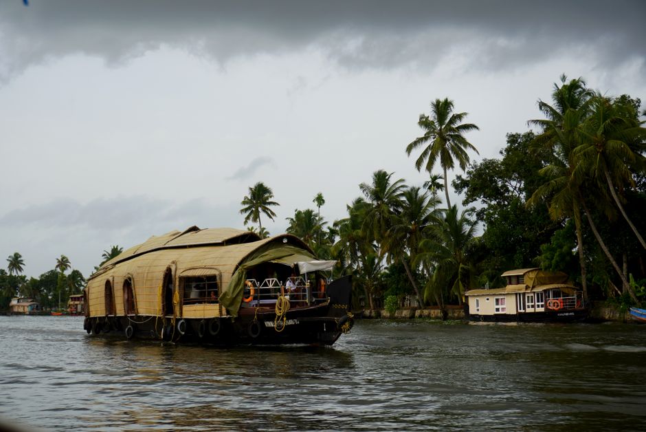Kerala houseboat on the backwaters